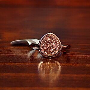 Fragrant Jewels Rose Gold Teardrop Ring